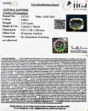 2.29/CT Natural Ceylonese Pukhraj with Govt Lab Certificate-45510